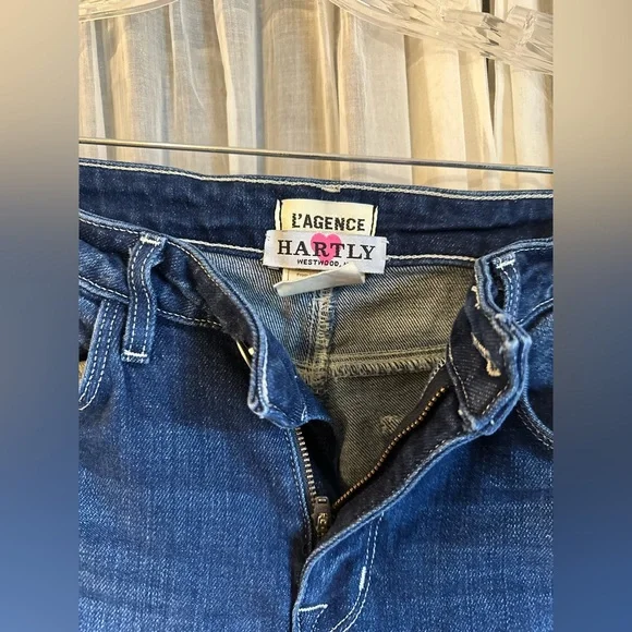 L’AGENCE high rise wide leg denim